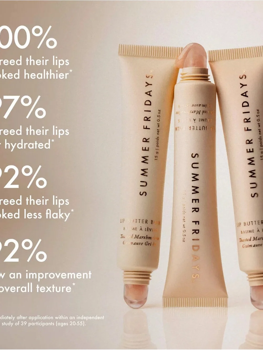 Summer Fridays Lip Butter Balm - Toasted Marshmallow